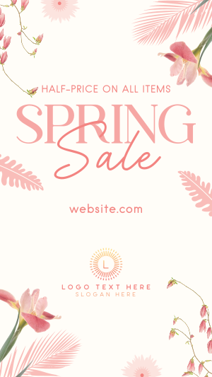 Sale of Spring Instagram story Image Preview