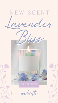 Lavender Bliss Candle Instagram reel Image Preview