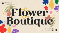 Quirky Florist Service Facebook Event Cover Design