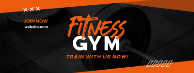 Fitness Gym Facebook Cover Image Preview