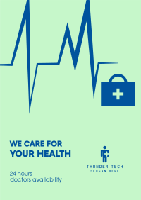 We Care for Your Health Poster Image Preview