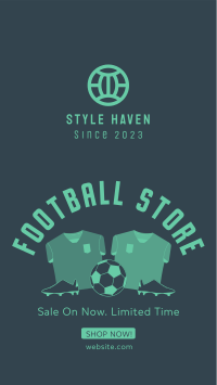 Football Merchandise Facebook story Image Preview