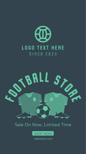 Football Merchandise Facebook story Image Preview