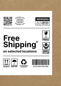 Shipping Label Letterhead | BrandCrowd Letterhead Maker