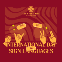 Sign Languages Day Celebration Linkedin Post Preview