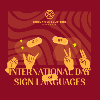 Sign Languages Day Celebration Linkedin Post Image Preview