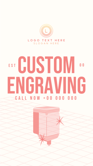 Custom Engraving Instagram story Image Preview