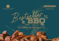 Bestseller BBQ Postcard Design