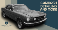 Vintage Carwash Service Facebook ad Image Preview