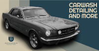 Vintage Carwash Service Facebook ad Image Preview