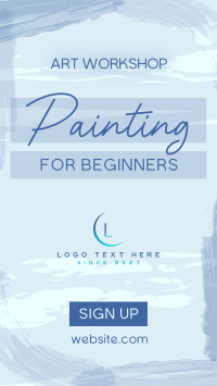 Painting for Beginners Instagram Story Design