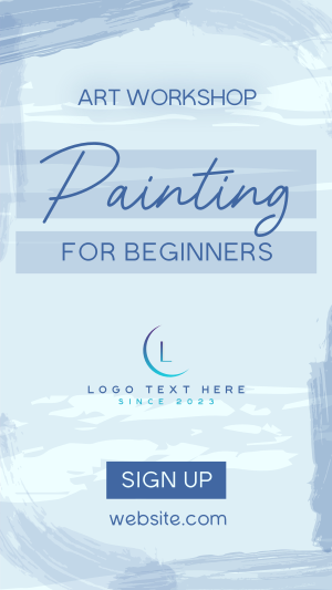 Painting for Beginners Instagram story Image Preview
