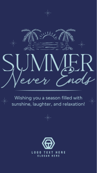 Summer Never Ends Instagram story Image Preview