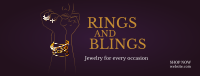 Rings and Bling Facebook Cover Design