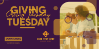 Minimal Giving Tuesday Twitter Post Design