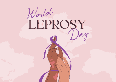 Leprosy Day Celebration Postcard Image Preview