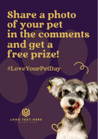 Cute Pet Lover Giveaway Poster Image Preview