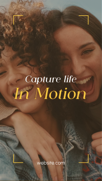 Capture Life in Motion Instagram Story Design