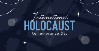 Holocaust Memorial Day Facebook ad Image Preview