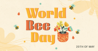 Happy Bee Day Facebook ad Image Preview