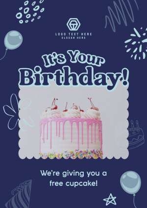 Kiddie Birthday Promo Flyer Image Preview
