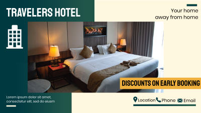 Travelers Hotel Facebook event cover Image Preview