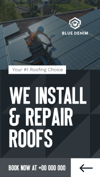 TopTier Roofing Solutions TikTok video Image Preview