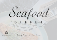 Seafood Specials Postcard Image Preview
