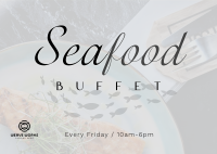 Seafood Specials Postcard Image Preview