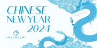 Dragon Lunar Year Twitter Post Design