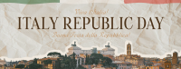 Elegant Italy Republic Day Facebook cover Image Preview