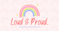 Pride Rainbow Facebook ad Image Preview
