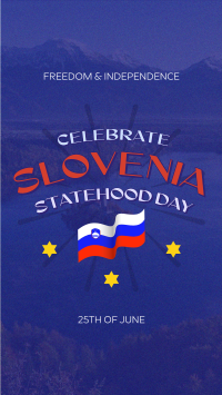 Slovenia Statehood Celebration Facebook story Image Preview
