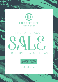 Abstract Sale Poster Design