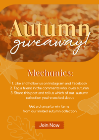 Autumn Leaves Giveaway Poster Image Preview