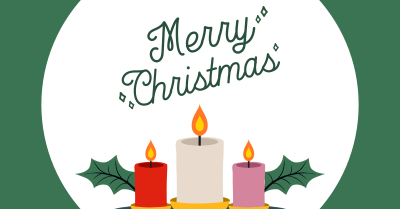 Christmas Candles Facebook ad Image Preview