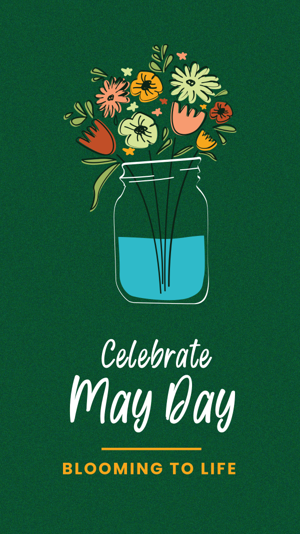 May Day Spring Instagram Story Design Image Preview