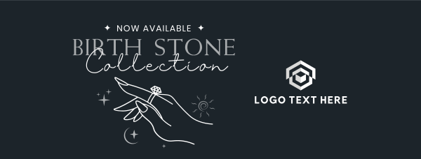 Birth Stone Facebook Cover Design Image Preview