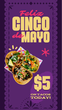 Playful Cinco De Mayo Facebook story Image Preview