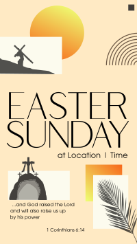 Modern Easter Holy Week Instagram Story Design