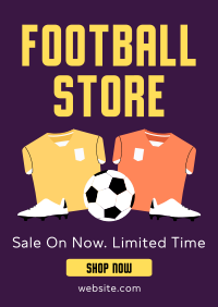 Football Merchandise Poster Image Preview