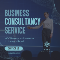 Business Consulting Service Instagram Post Design