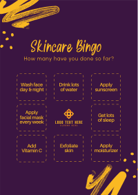 Skincare Tips Bingo Flyer Image Preview