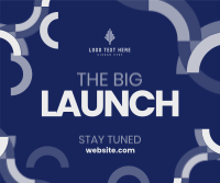 Modern Geometric Launch Facebook Post Preview