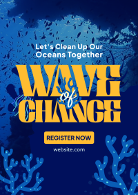 Ocean Cleanup Movement  Poster Image Preview