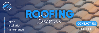 Modern Roofing Twitter header (cover) Image Preview