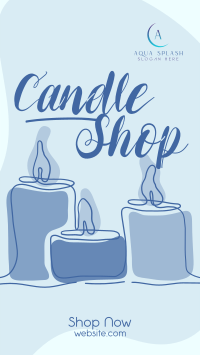 Line Candle TikTok Video Image Preview