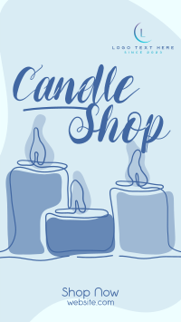 Line Candle Video Image Preview