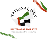 National UAE Flag Facebook Post Design