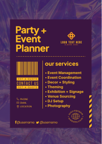 Fun Party Planner Flyer Image Preview